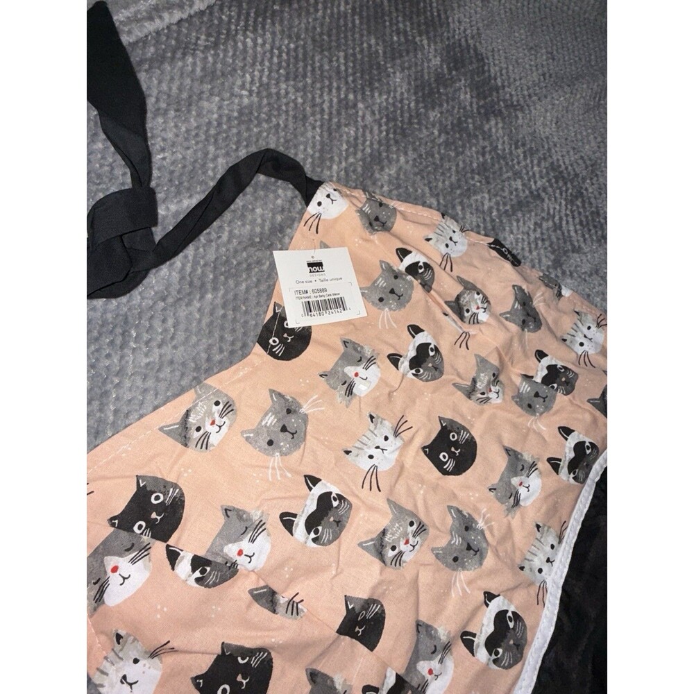 NWT Now Designs Betty Cats Meow Bib Apron - Picture 3 of 16